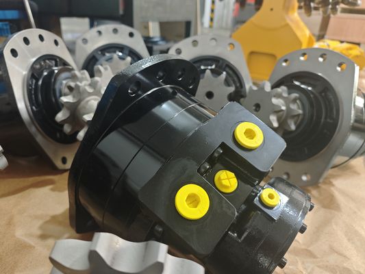 0-220 R/min موتور هیدرولیک با سرعت پایین و چرخش بزرگ با 12 ماه گارانتی