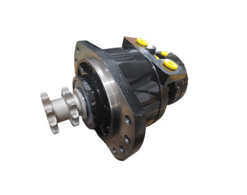 Construction Machinery Hydraulic Piston Motor Power Type Hydraulic Oil Suitable for 40 MPa Rated Pressure